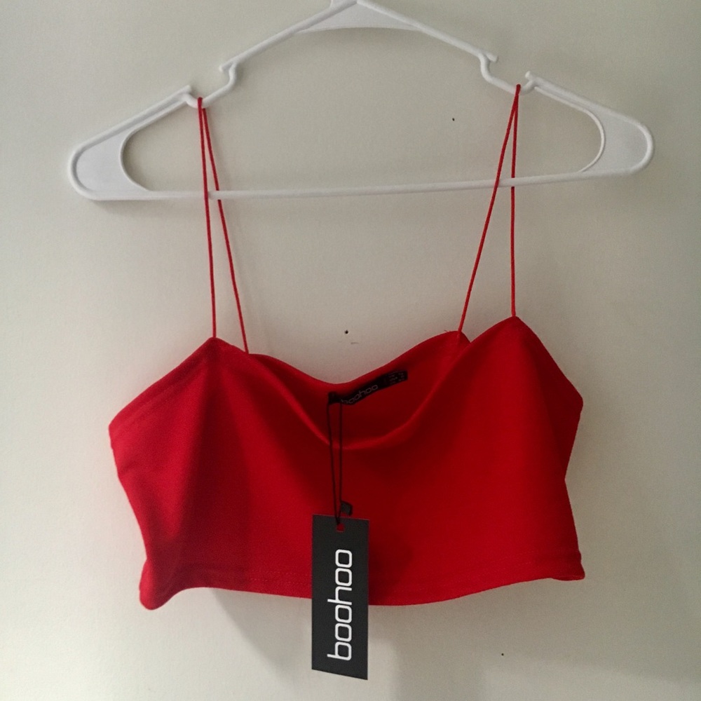 Red Crop Top